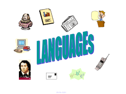 Languages - Arnes: Arnes