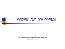 PERFIL DE COLOMBIA