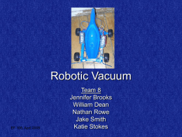 Robotic Vacuum - University of Tennessee