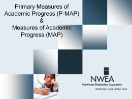 P-MAP & MAP - Howell Township Public Schools