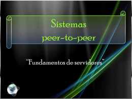 Sistemas peer-to-peer