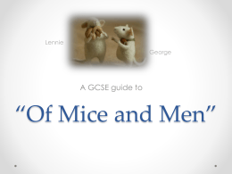 Of Mice and Men” - fhsenglishrevise