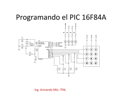 Programando el PIC 16F84A