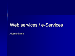 Web services / E-services