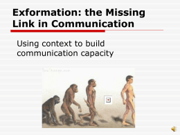 Creating Context, Clarity, & Capacity in Communication