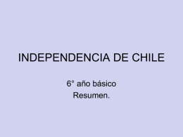 INDEPENDENCIA DE CHILE