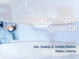 Patologia Anorrectal