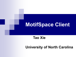 MotifSpace Client