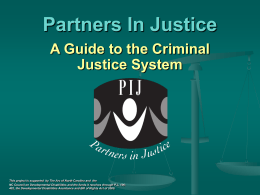 PARTNERS IN JUSTICE