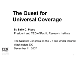 The Qwest for Universal Coverage