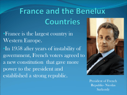 France and the Benelux Countries