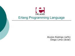 Erlang Programming Language
