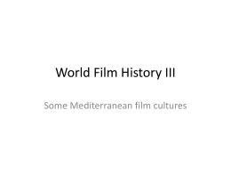 World Film History III