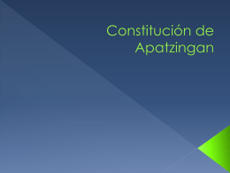 Constitucion de Apatzingan