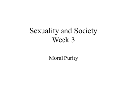 Sexuality and Society Week 2