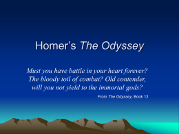 Homer’s The Odyssey