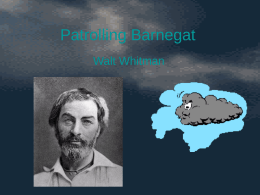Patrolling Barnegat