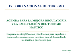 Diapositiva 1 - Foro Nacional de Turismo