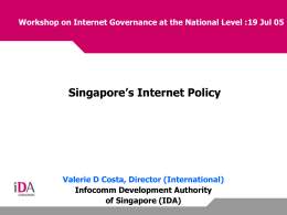 Singapore Infocomm Foresight 2015