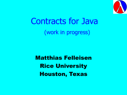 Enforceable Contracts for Software Components