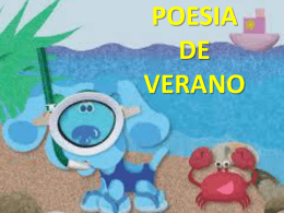 POESIA DE VERANO