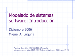 Modelado de sistemas software