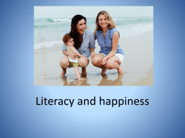 Literacy and happiness
