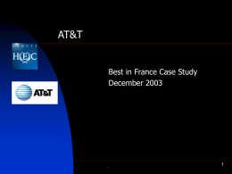 AT&T 2004 - HEC Paris
