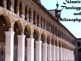Part 2: Islamic Theology , Philosophy