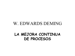 W. EDWARDS DEMING - Robertomatuteunah's Blog