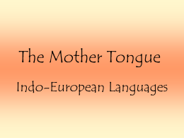 The Mother Tongue - State College of Florida, Manatee