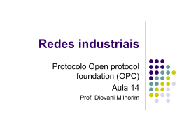Protocolo OPC - Professor Diovani