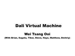 Dali Virtual Machine