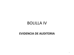 BOLILLA IV