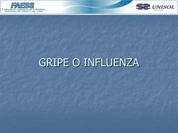 GRIPE PANDEMICA A (H1N1)
