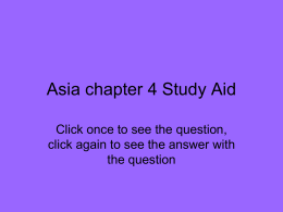 Asia chapter 4 History