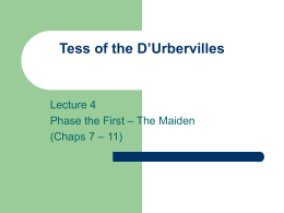 Tess of the D’Urbervilles