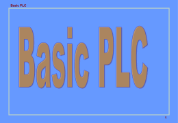 Basic PLC  - DR.Rachid Djoudjou Homepage