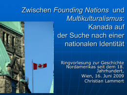 Zwischen Founding Nations und Multikulturalismus: …