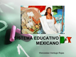 SISTEMA EDUCATIVO MEXICANO