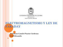 ELECTROMAGNETISMO Y LEY DE FARADAY