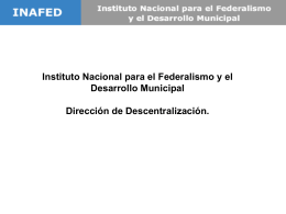 Instituto Nacional para el Federalismo y el Desarrollo