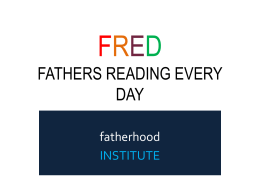 FRED FATHERS READING EVERY DAY