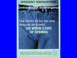 Emergency Contraception - Home