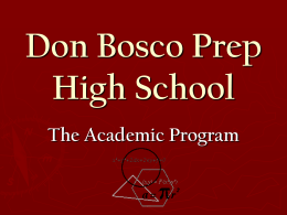 Don Bosco Prep High School