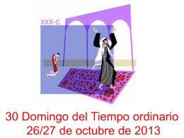 XXX DOMINGO DEL TIEMPO ORDINARIO (B)