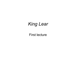 King Lear - University of California, Santa Barbara