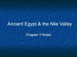 Ancient Egypt & the Nile Valley