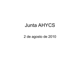 Junta AHYCS