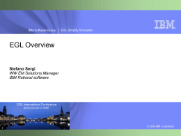 IBM Rational software Presentation best practices